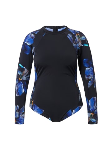 Ulla Popken Badeanzug in schwarz