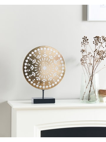 Beliani Dekofigur SESIMBRA in Gold - (W) 25 x (H) 33 x (L) 8 cm