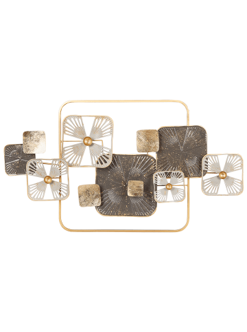 Beliani Wandobjekt LAWRENCIUM in Bunt - (W) 91 x (H) 50 x (L) 3 cm