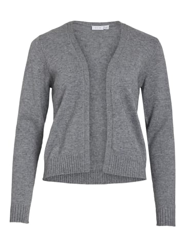Vila Strickjacke in Medium Grey Melange