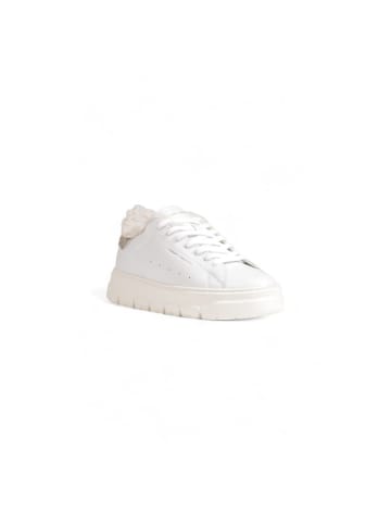 Crime London Weiß Leder Chunky Sneaker