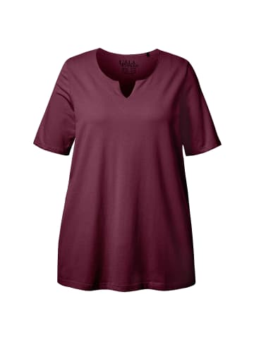 Ulla Popken Shirt in dunkle beere