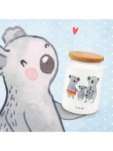 Mr. & Mrs. Panda Kaffeedose Koala Familie ohne Spruch in Weiß