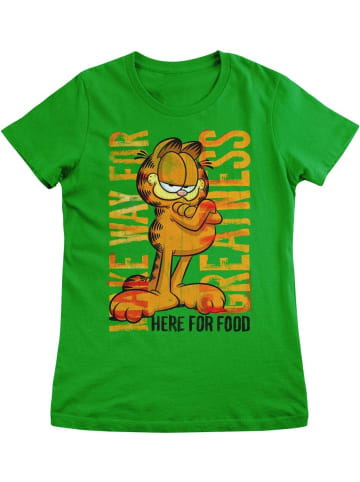 Garfield Shirt "Make Way For Greatness Girly Tee" in Grün