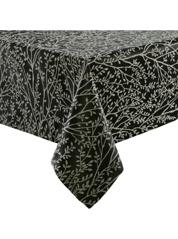 Erwin Müller Jacquard Tischdecke Malaga in schwarz