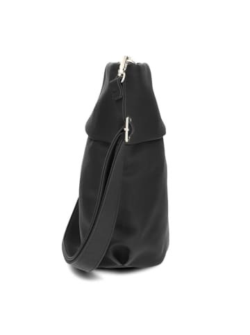 Zwei Mademoiselle.M Schultertasche 27 cm nubuk black
