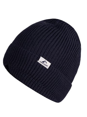 Westfjord Strickmütze "Borganes" in Marineblau