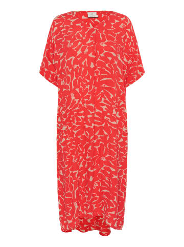 Kaffe Kleid BPisabella in Nature/Red Flower Print