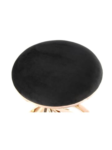 Kayoom Hocker Wesley in schwarz - roségold