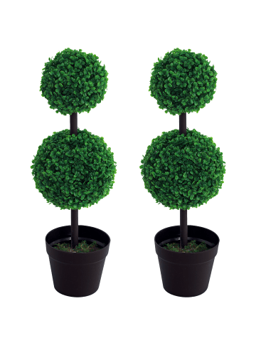 Outsunny Künstliche Pflanzen-23L x 23B x 67H cm-Grün