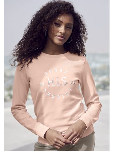 H.I.S Sweatshirt in salmon