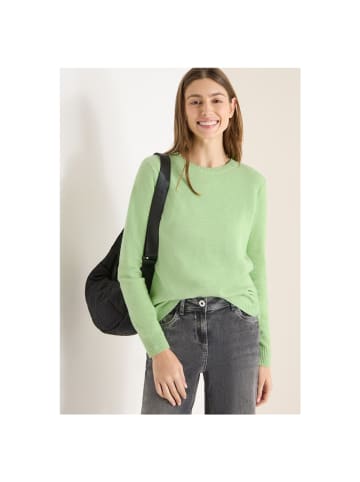 Cecil Pullover in bamboo green melange