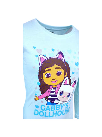 Gabby's Dollhouse Langarmshirt Gabby´s Dollhouse in Hellblau