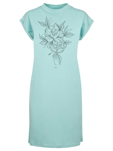 F4NT4STIC T-Shirt Kleid Rose beige blau in Bluemint