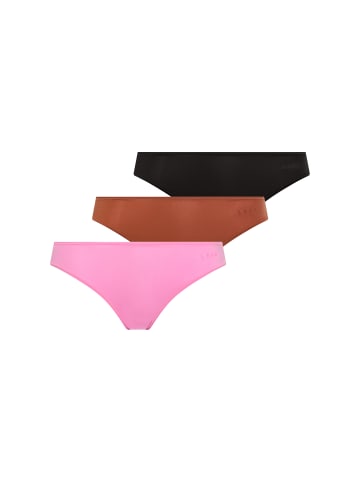 LSCN BY LASCANA Brasilslip in pink/braun/schwarz