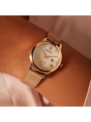 Stahl Quarzuhr Citizen Rose