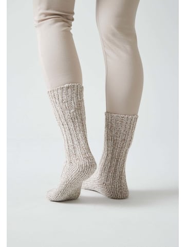 SNOCKS Norweger Socken 2 Paar in Mix (Offwhite/Braun)