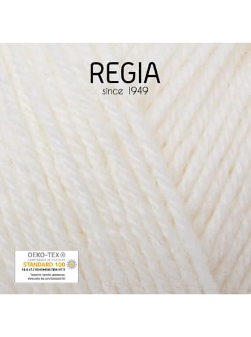 Regia Handstrickgarne 4-fädig Uni, 50g in Super White