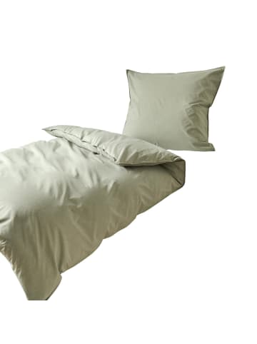 Traumschlaf Bettwäsche Basic Chambray in olive