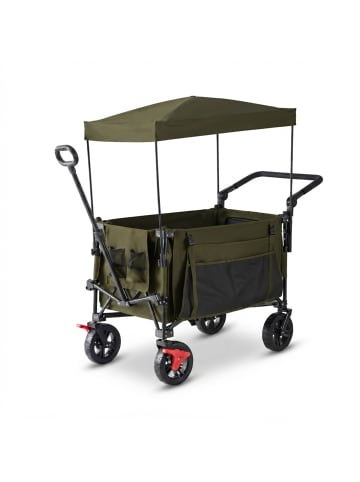 relaxdays Bollerwagen in Grün - (B)54 x (H)131 x (T)97 cm