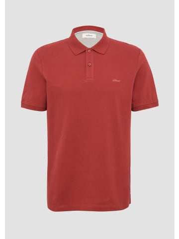 s.Oliver Polo-Shirt in 3556_mohnrot