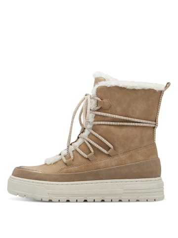 Marco Tozzi Schnürboots in Beige
