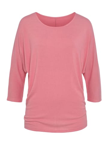 LASCANA 3/4-Arm-Shirt in salmon