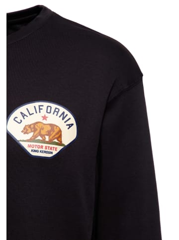 King Kerosin King Kerosin Langarmshirt California Motor State in schwarz