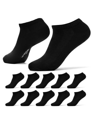 Occulto 10er Pack Sneakersocken Johannes in Schwarz