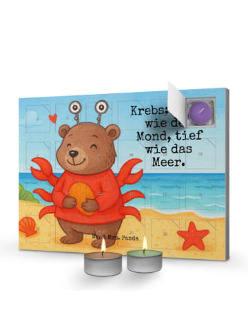 Mr. & Mrs. Panda adventskalender mit kerzen Krebs Astrologie Des... in Weiß