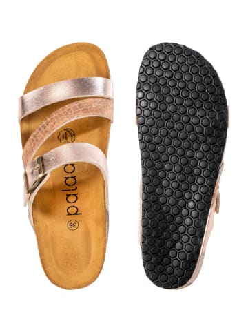 palado Pantoletten in Metallic Rose