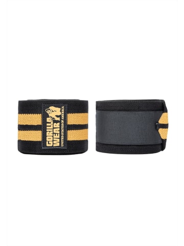 Gorilla Wear Knee Wraps - Schwarz/Gold