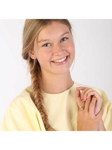 Lucardi 925 Silber Ohrringe Rund