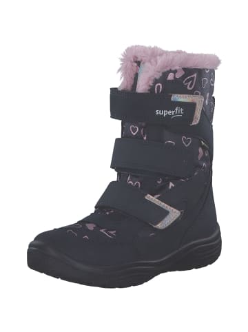 superfit Stiefeletten in blau/rosa