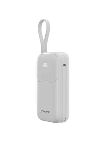 COFI 1453 22,5W Power Delivery Schnelllade-Powerbank mit LED-Display in Weiß