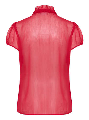 SAINT TROPEZ Langarm - Hemd LiljaSZ Gerade Passform in Chinese Red