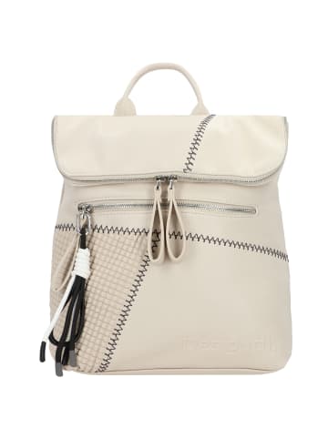 Desigual Silkscreen Tone City Rucksack 31.5 cm in white