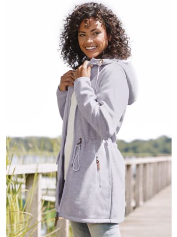 LASCANA Strickfleecejacke in lila