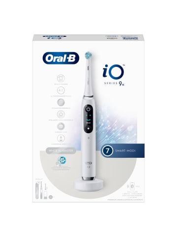 Oral-B Elektrische Zahnbürste "iO Series 9 + Lade-Reiseetui" in Weiß