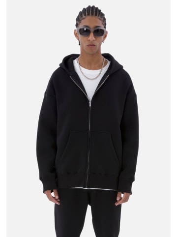 COFI 1453 Basic ZIP Hoodie in Schwarz