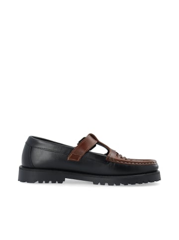 Bianco Mary Jane Schuhe in CognacBlack