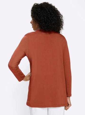 Sieh an! Longshirt in rostrot