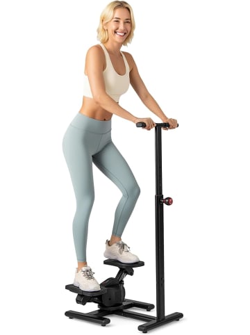 COSTWAY Stepper mit Lenker in Schwarz