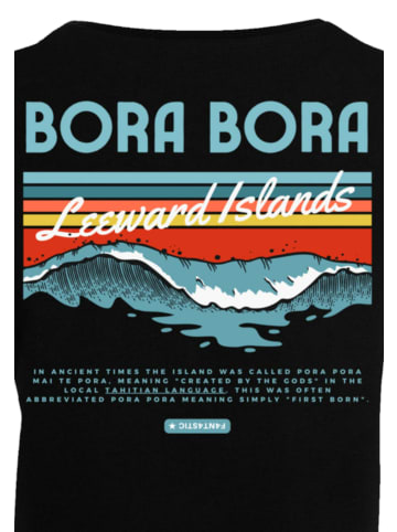 F4NT4STIC T-Shirt PLUS SIZE Bora Bora Leewards Island in schwarz