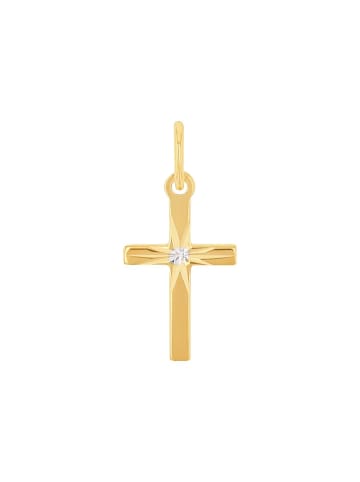 Amor 585 Gelbgold Zirkonia Anhänger