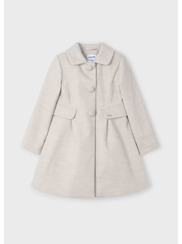 Mayoral Wintermantel in Wolloptik in beige