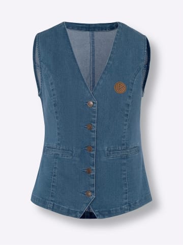 Sieh an! Jeans-Weste in blue-bleached