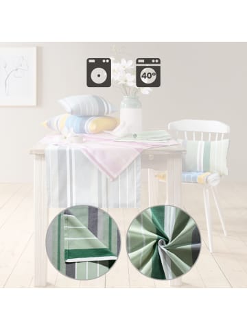 REDBEST Baumwolle, Gewebt Tischläufer in grün