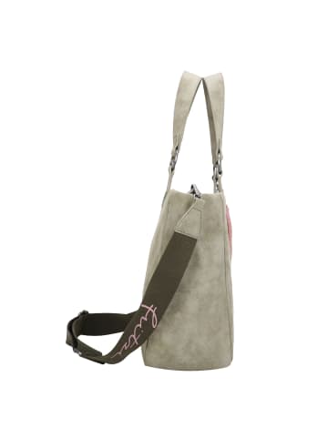 Fritzi aus Preußen Izzy Vintage Shopper Tasche 42 cm in moss