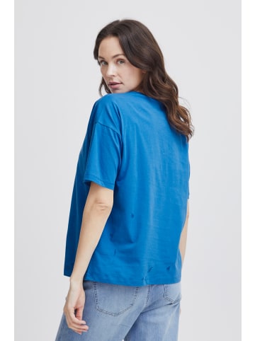 Fransa T-shirt FRKOKO Oversize fit in Beaucoup Blue mix